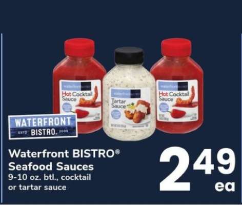 Waterfront BISTRO® Seafood Sauces