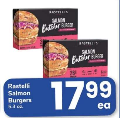 Rastelli Salmon Burgers