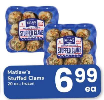 Matlaw's Stuffed Clams