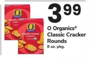 O Organics Classic Cracker Rounds