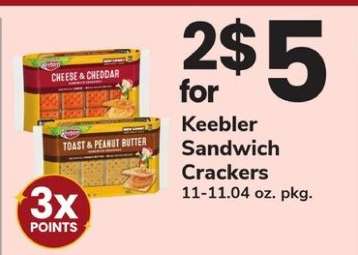Keebler Sandwich Crackers