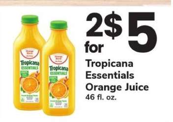 Tropicana Essentials Orange Juice