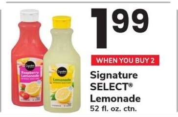 Signature Select Lemonade