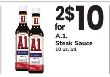 A. 1. Steak Sauce