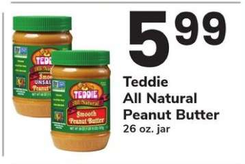 Teddie All Natural Peanut Butter
