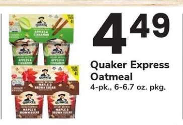 Quaker Express Oatmeal