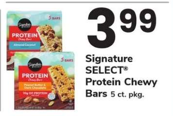 Signature SELECT Protein Chewy Bars