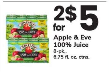 Apple & Eve 100% Juice