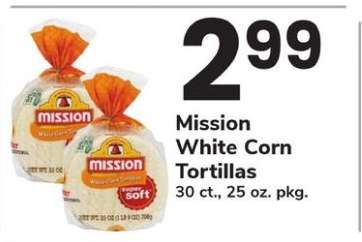 Mission White Corn Tortillas