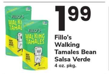 Fillo's Walking Tamales Bean Salsa Verde