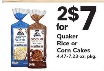 Quaker Rice or Corn Cakes