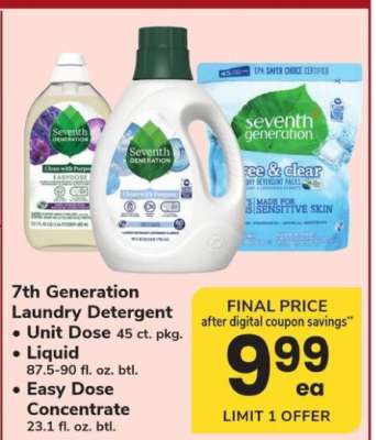 7th Generation Laundry Detergent