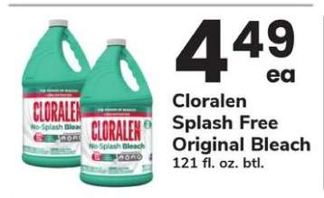 Cloralen Splash Free Original Bleach