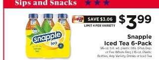 Snapple Iced Tea 6-Pack