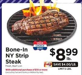 Bone-in NY Strip Steak