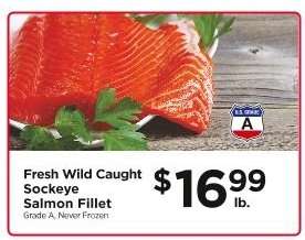 Fresh Wild Caught Sockeye Salmon Fillet