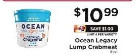 Ocean Legacy Lump Crabmeat