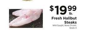 Fresh Halibut Steaks