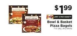 Bowl & Basket Pizza Bagels