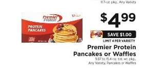 Premier Protein Pancakes or Waffles