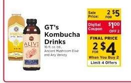 GT's Kombucha Drinks