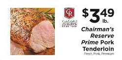Chairman's Reserve Prime Pork Tenderloin