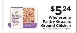 Wholesome Pantry Organic Ground Chicken