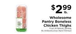 Wholesome Pantry Boneless Chicken Thighs