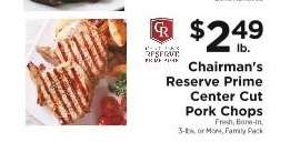 Chairman's Reserve Prime Center Cut Pork Chops