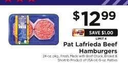 Pat LaFrieda Beef Hamburgers