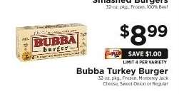Bubba Turkey Burger