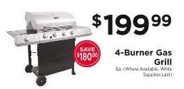 4-Burner Gas Grill