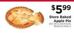 Store Baked Apple Pie