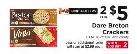 Dare Breton Crackers