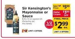 Sir Kensington's Mayonnaise or Sauce