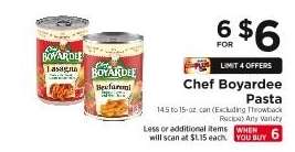 Chef Boyardee Pasta