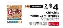 Chi-Chi's White Corn Tortillas