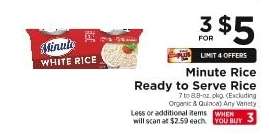 Minute Rice Ready to Serve Rice