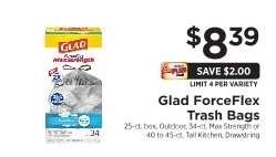 Glad ForceFlex Trash Bags
