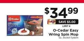 O-Cedar Easy Wring Spin Mop