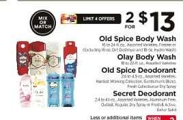 Old Spice Body Wash, Olay Body Wash, Old Spice Deodorant, Secret Deodorant
