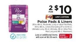 Poise Pads & Liners
