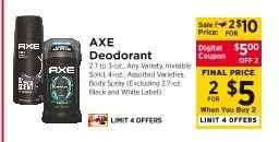 AXE Deodorant