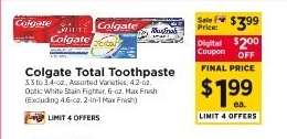 Colgate Total Toothpaste*