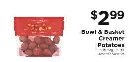 Bowl & Basket Creamer Potatoes