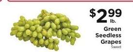 Green Seedless Grapes