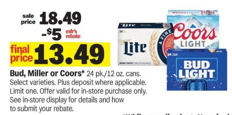Bud, Miller or Coors