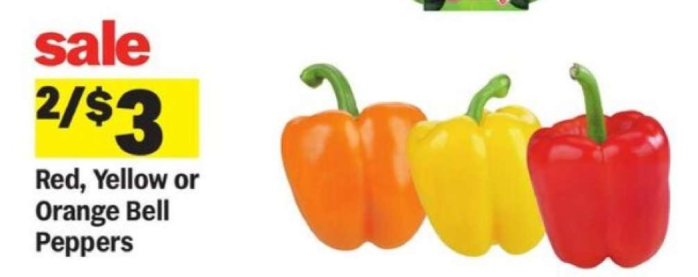 Red, Yellow or Orange Bell Peppers