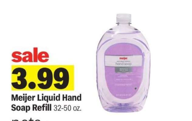 Meijer Liquid Hand Soap Refill
