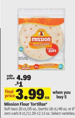 Mission Flour Tortillas
